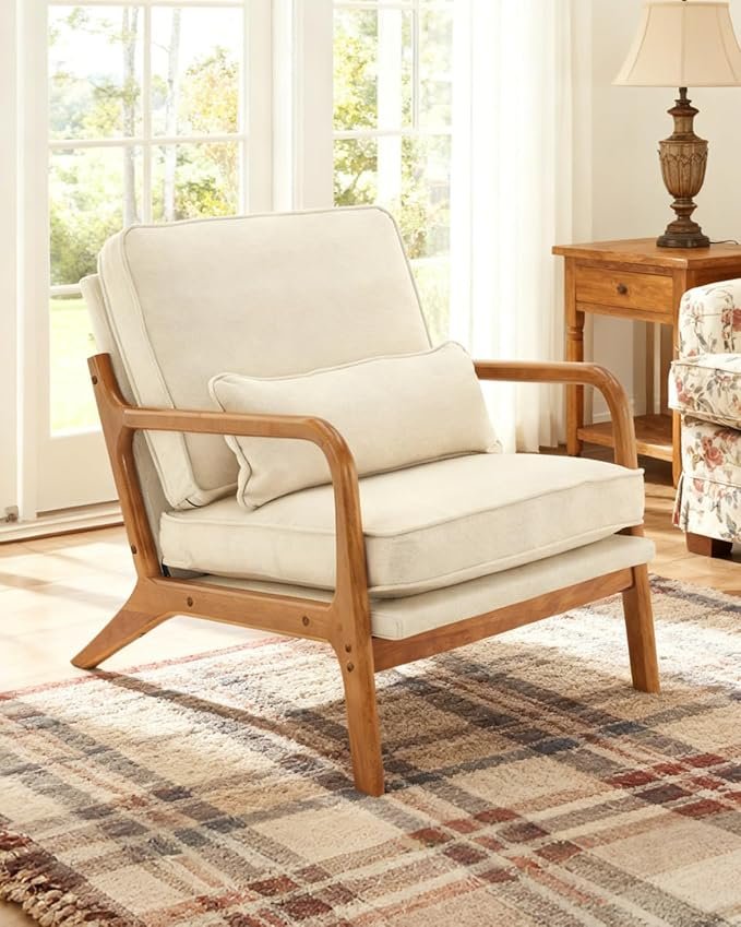Mid-Century Modern Accent Reading Chair by stone and beam furniture
